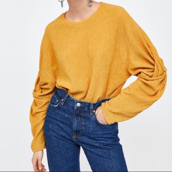 Zara Tops - ZARA Top with Sleeve detail